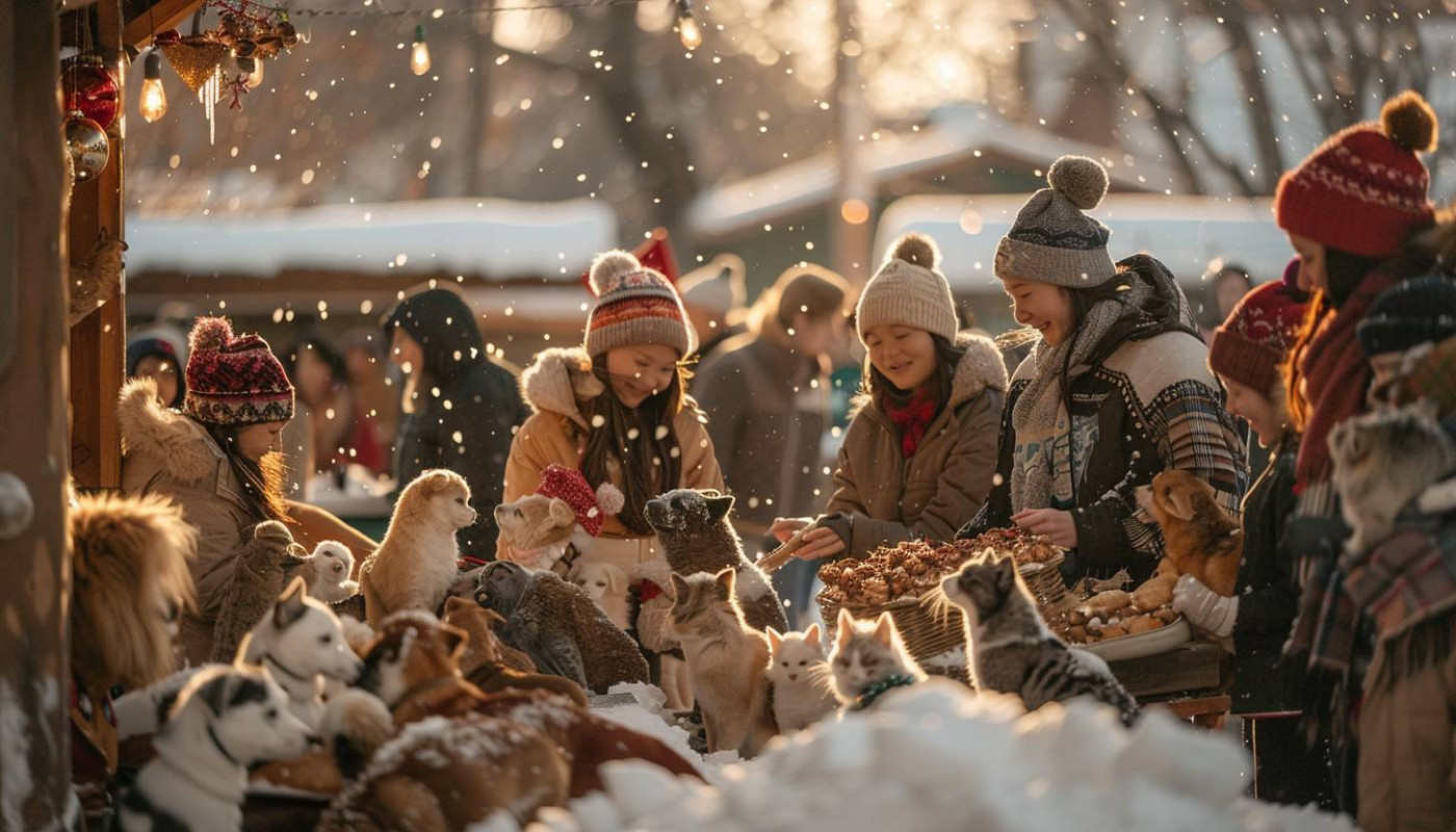 Initiatives locales pour soutenir les refuges animaliers durant les fêtes